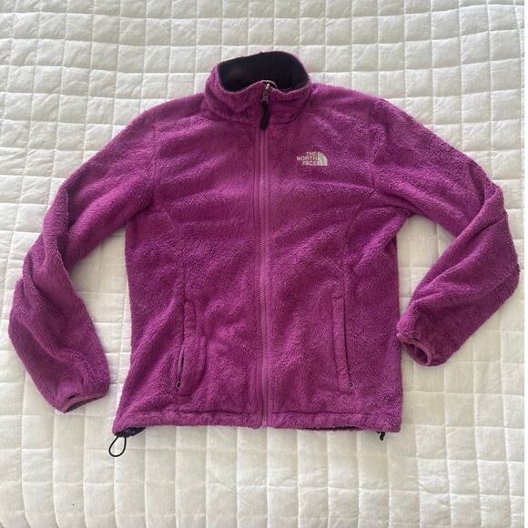THE NORTH FACE Womens Jacket Small Purple Osito Fleece Full Zip Outdoor Gorpcore - Picture 2 of 13